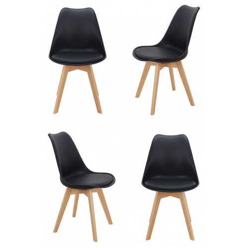 Набор из 4 стульев Eames Bon